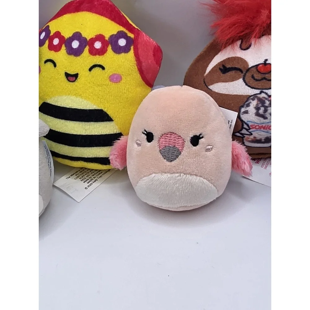 Lot Of Small Plush Mixed Sonic, McDonald's, Squashmellow